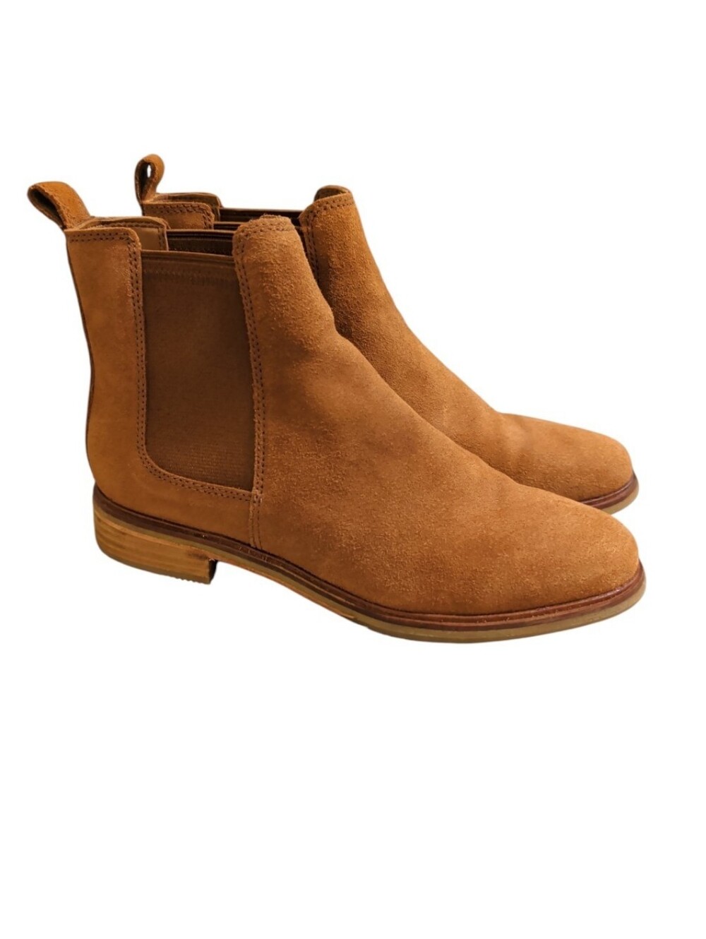 Clarks Suede Chelsea Boots